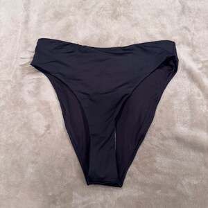 SKIMS Recycled Mid Waist BLACK Swim Bikini Bottom SIZE SMALL